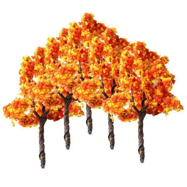 

3x 5x модель пейзажа DIY ландшафтное архитектурное дерево 7 см