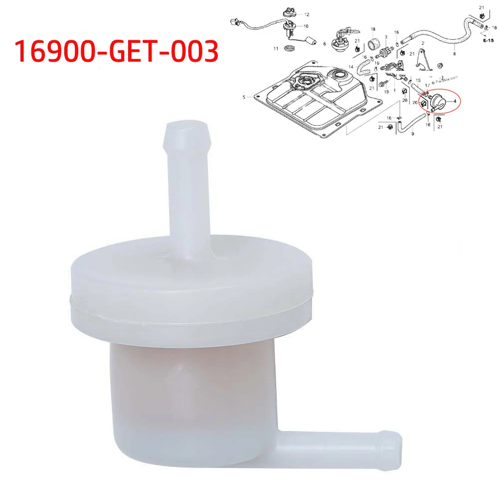 

Durable Fuel Filter Part CHF50P For Honda 2003-22 For Ruckus 50 NPS50 NPS50 NPS50S Nps 50S 16900-GET-003 1pcs ABS