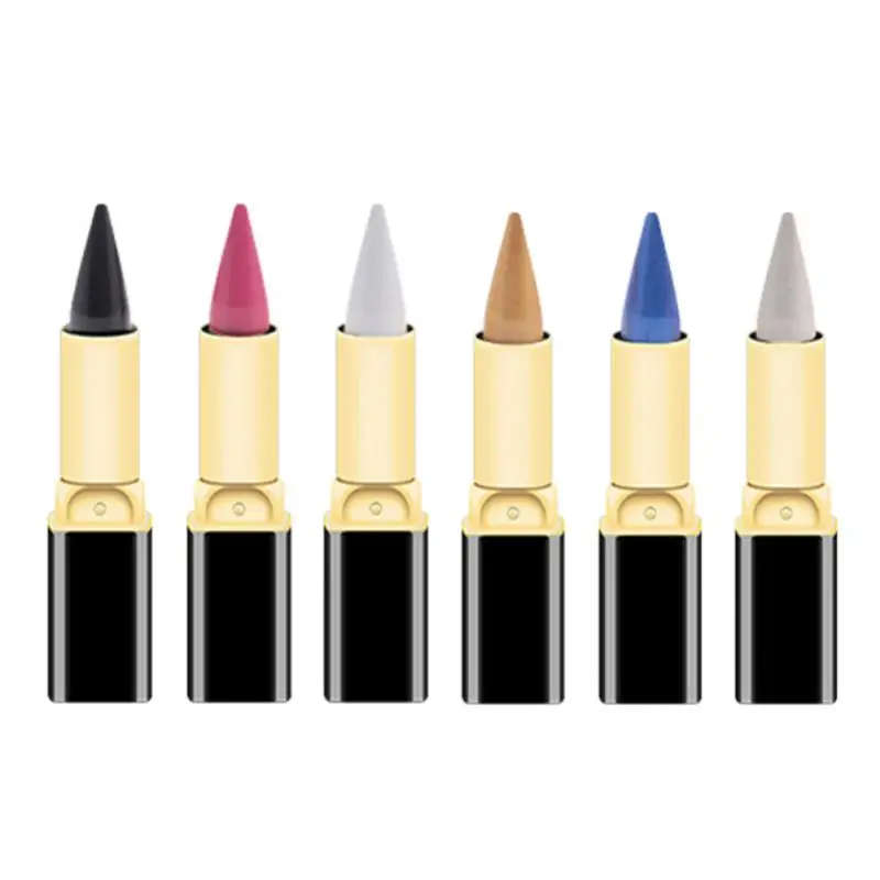 

6 Colors Eyeliner Pencil Non-smudge Waterproof Fast Dry Non-fading Eye Liner Pen Korean Cosmetics Beauty Tools Women Cosmetics