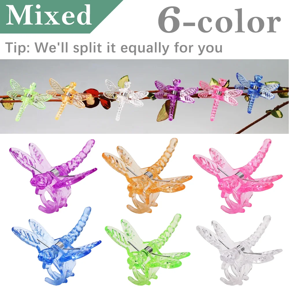 

Пластиковые зажимы для растений «Стрекоза» 30/50/100 шт