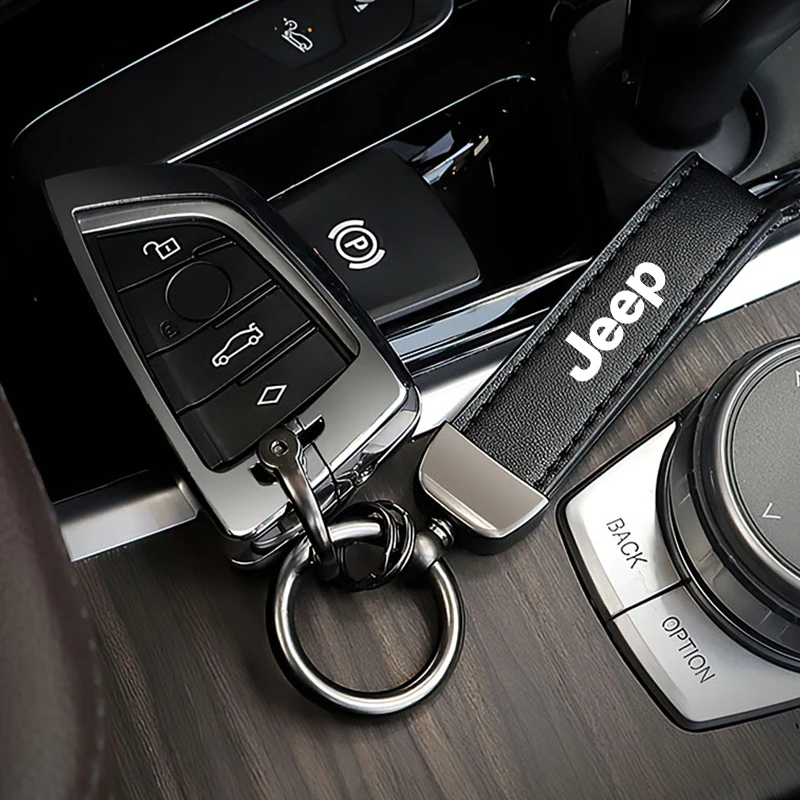Брелок с логотипом автомобиля металлический брелок аксессуары для ключей Jeep