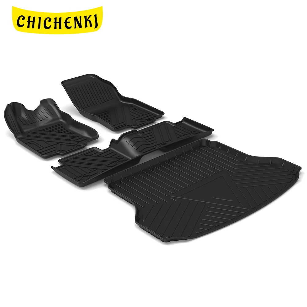 

For Nissan X-Trail T32 3rd 2014-2021 Auto Car Floor Mats All-Weather TPE Foot Mats Pad Waterproof Tray Mat Interior Accessories