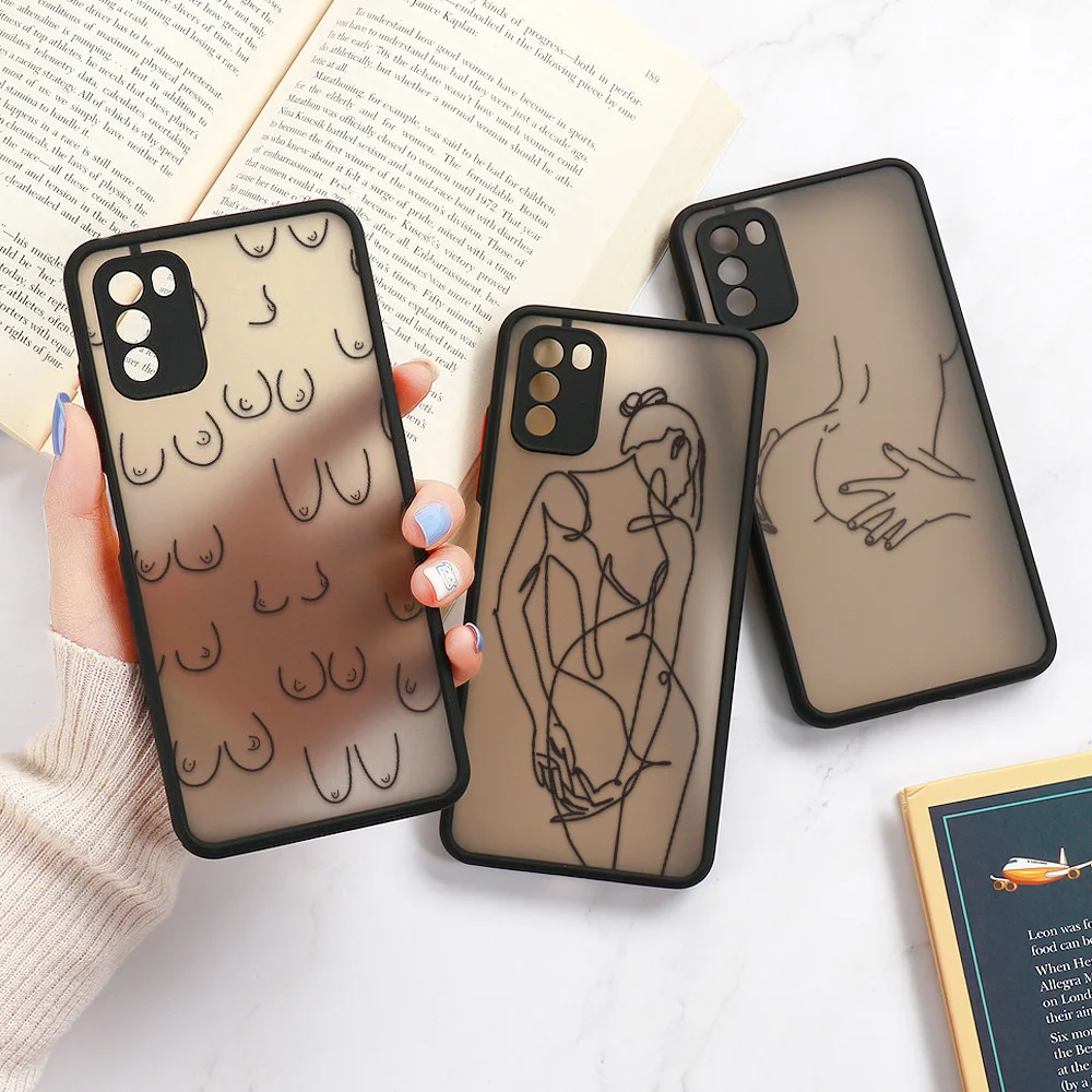redmi 10c capa line flower cases for xiaomi mi 11 lite case for redmi note 8 pro 9s 10 10s 9 11 pro 9t poco f4 gt x3 pro cover free global shipping