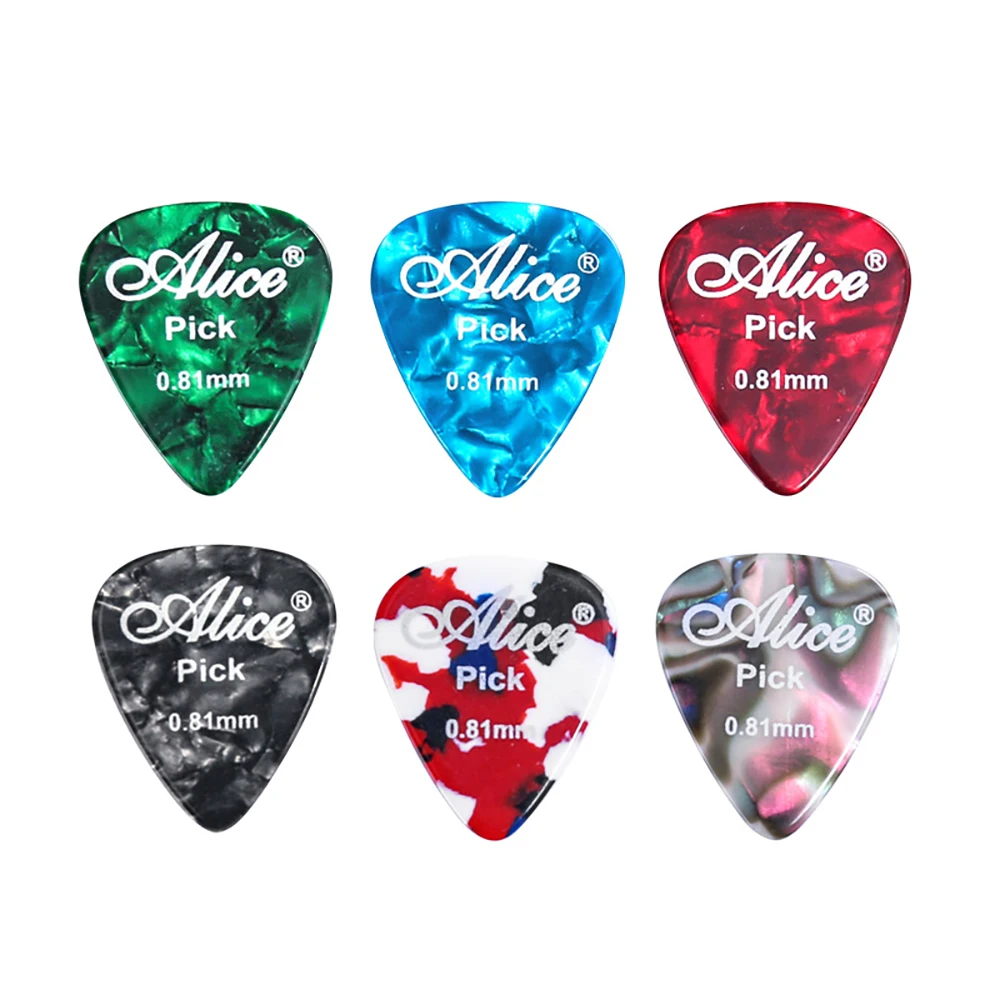 

12PCS Guitar Picks Acoustic Music Pick Electric Bass Plectrum Mediator Guitar Accessories Thickness 0.46/0.71/0.81/0.96/1.2/1.5