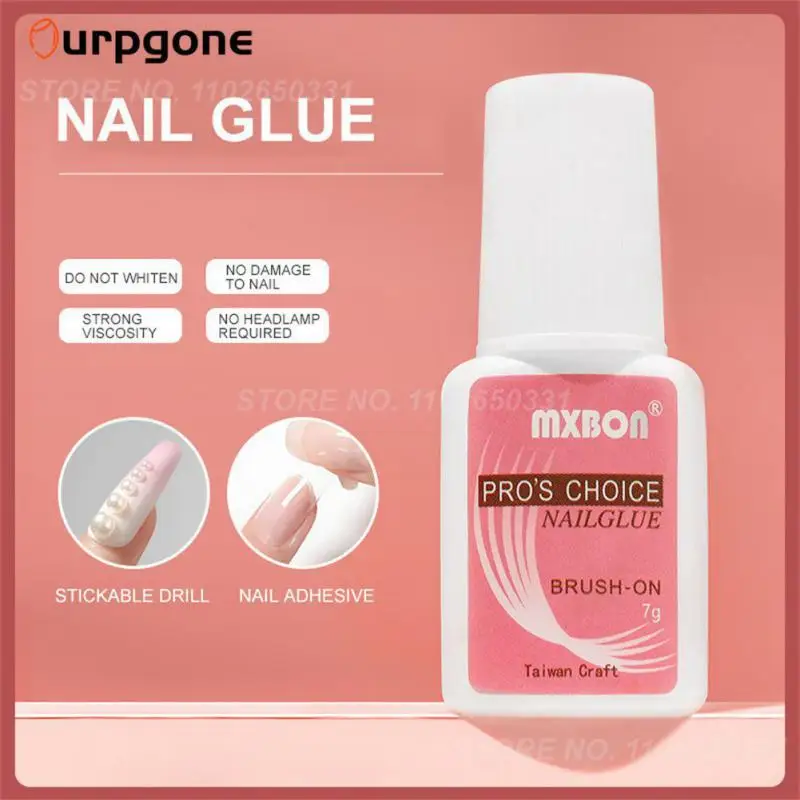 

УФ-гель, акриловый клей для ногтей, клей для накладных ногтей, быстросохнущий клей для ногтей, для творчества, 1 шт., аксессуары для ногтей, 7 г