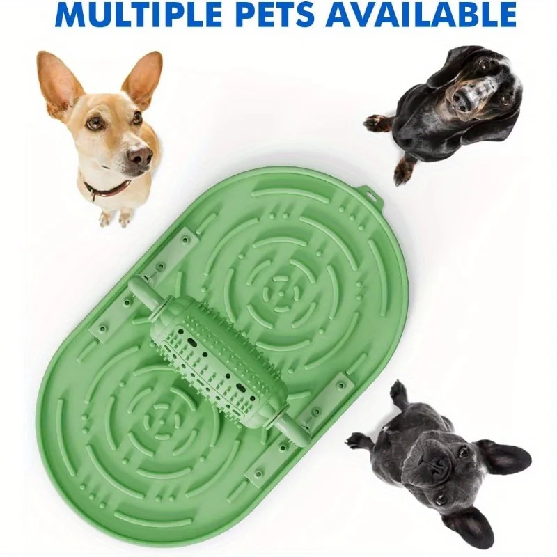 Интерактивный Силиконовый Дозатор Для Игрушек Собак Медленный Коврик Кормления