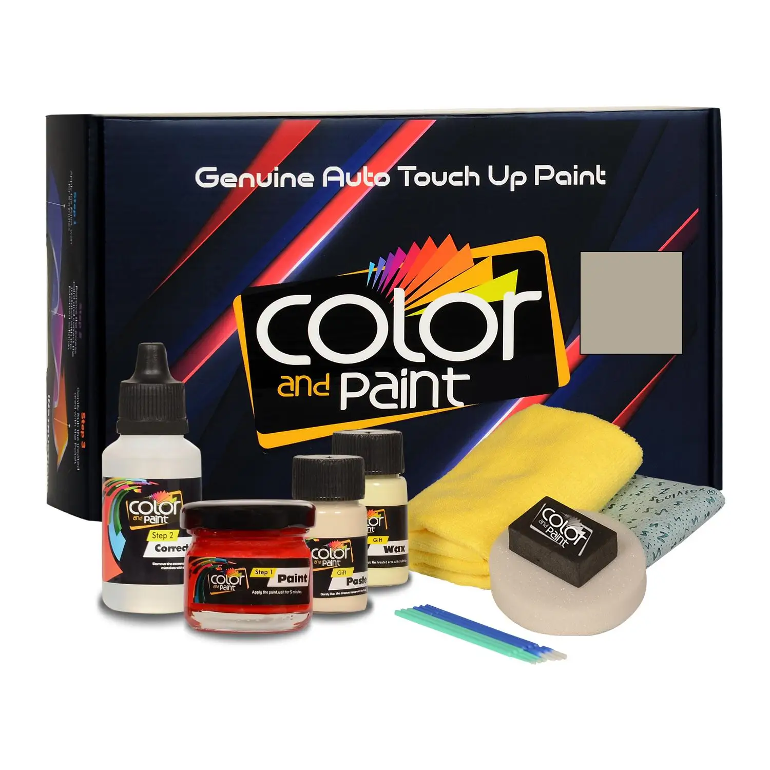

Color and Paint compatible with Pontiac Automotive Touch Up Paint - SILVER MIST MET - WA301D - Basic Care