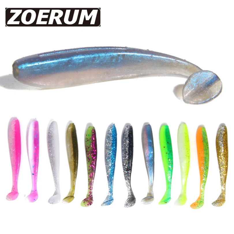 

10pcs 1.8g 6.5cm Fishing Lure Softs for Pike Bass Artificial Bait Silicone Worms Sea Worm Wobblers Set for Shad Carp Bait Tackle