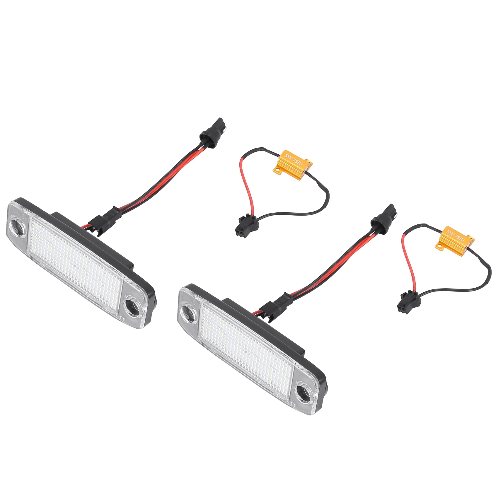 Белые светодиодные фонари номерного знака в сборе для Kia Sportage Hyundai SONATA YF