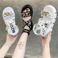 womens sandals 2022 summer new platform casual fashion brand fairy style increased internet celebrity roman sandals
