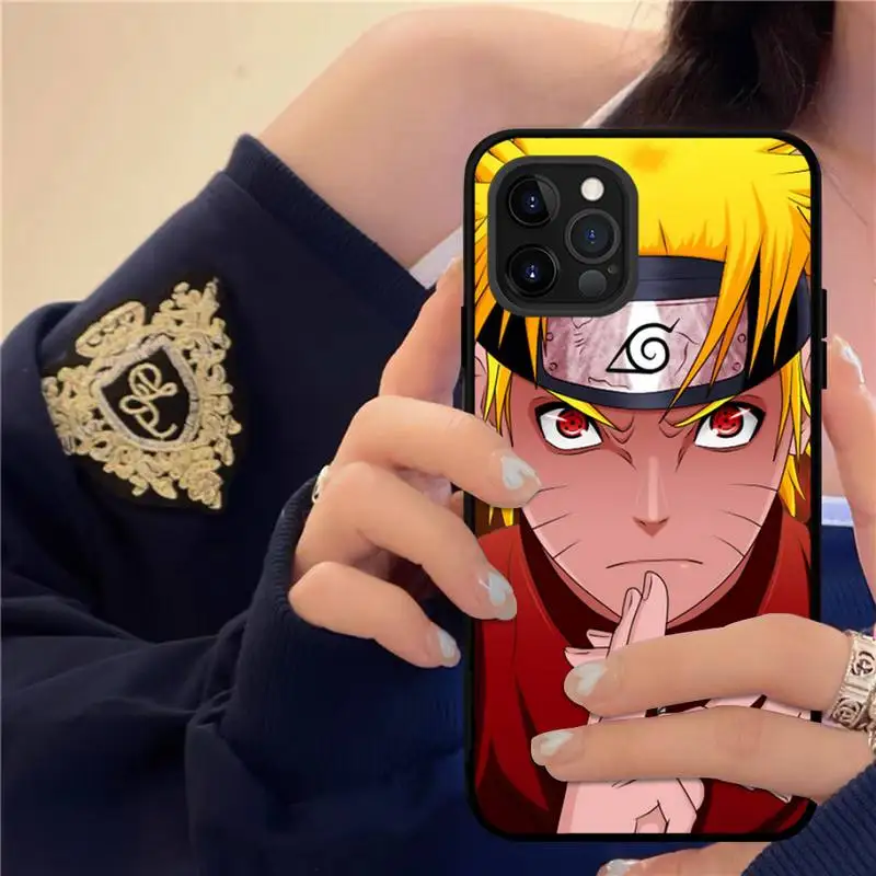 Чехол для телефона BANDAI с аниме Наруто удзумаки iPhone 11 12 13 mini pro XS MAX 8 7 6 6S Plus X 5S SE 2020 XR |