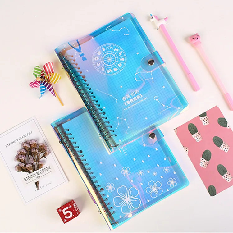 

A5 20 Holes Laser Notebook Planner Organizer Binder Books Journal Sketchbook Accessories Diary School Office Supplies Notebook