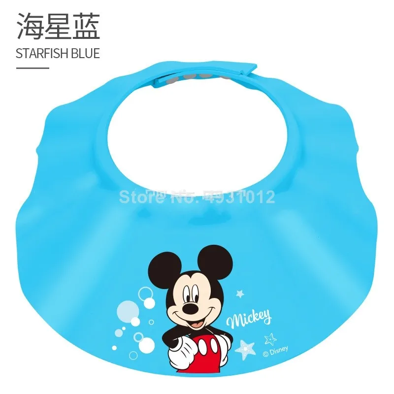 Disney Catoon Mickey Minnie Mouse Toddler Baby Shampoo Cap Washing Hair Cute Shower Shields Kids Children Care Bath Hats