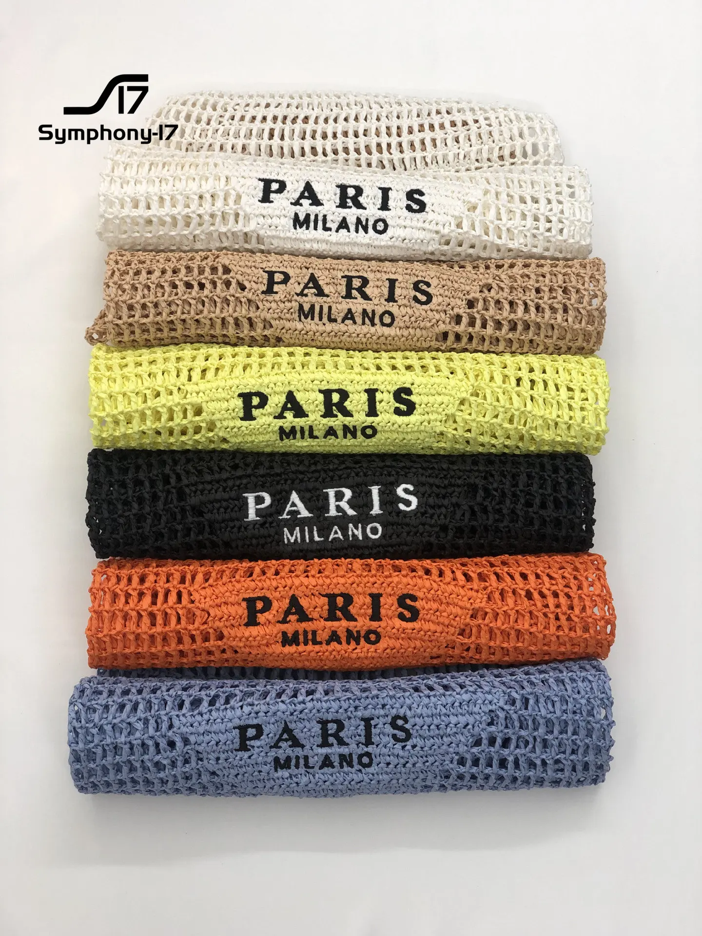 Spring Summer 2023 new woven bag, fashion crochet handbag, large capacity photo vacation shopping bag, straw woven bag