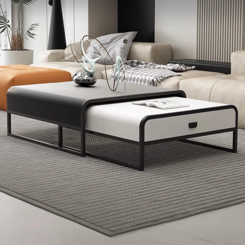 Дизайнерские журнальные столики для хранения металлические гостиной