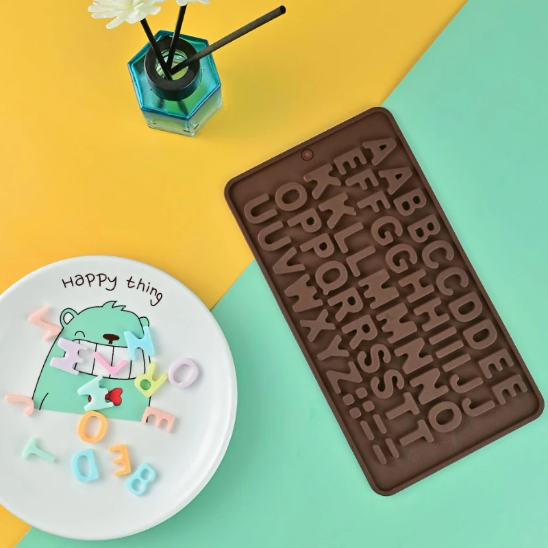 DIY Handmade Cartoon Chocolate Silicone Mold Love Pudding Jelly Ice Cube Halloween Letters Candy Ice Grids Baking Fondant Mold skeleton skull head silicone chocolate muffin cupcake candy ice cube mold halloween