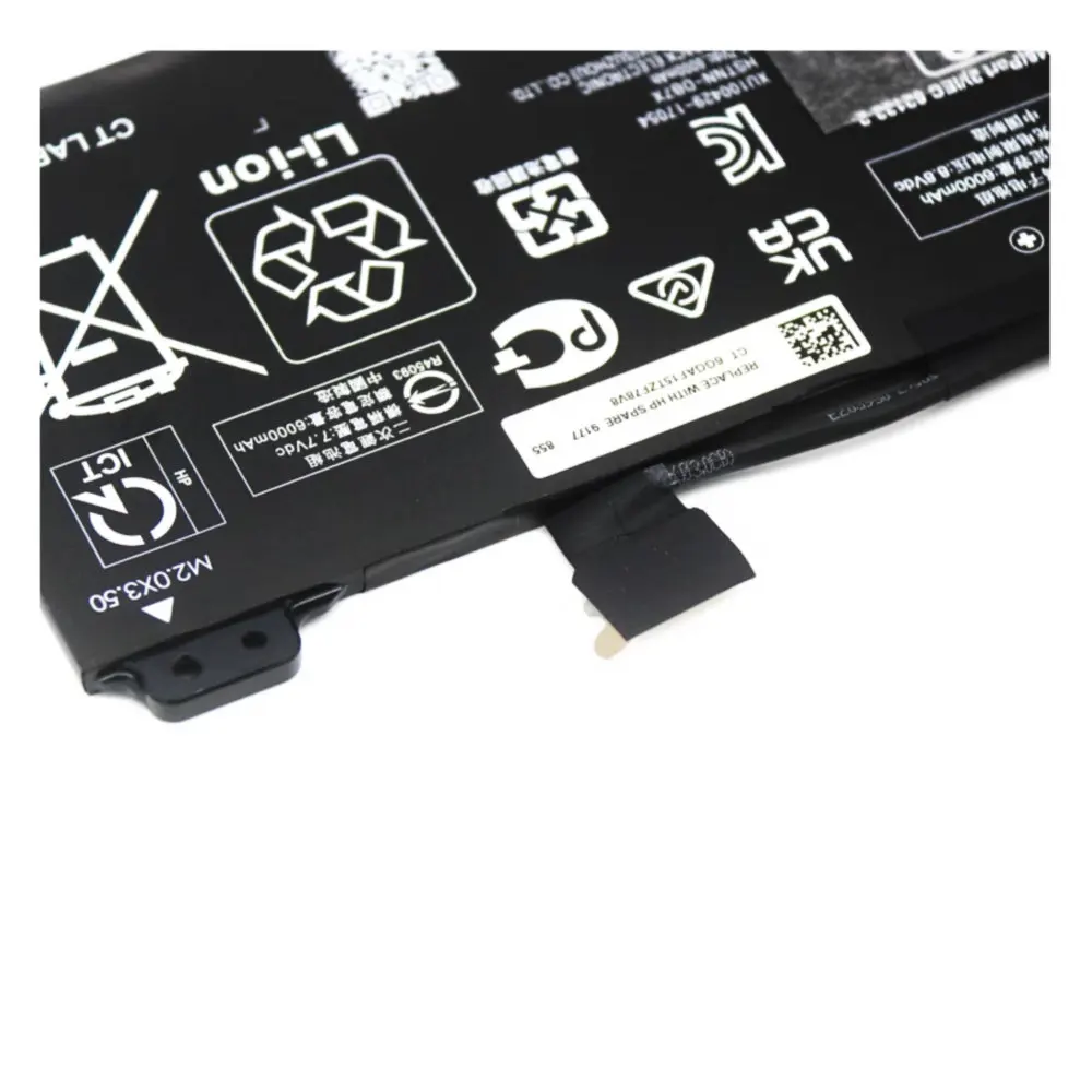 Новый аккумулятор для ноутбука GM02XL 7 В 47 3 Втч серии HP Chromebook 14 G5 X360 11 G1 917679 -271 HSTNN-DB7X