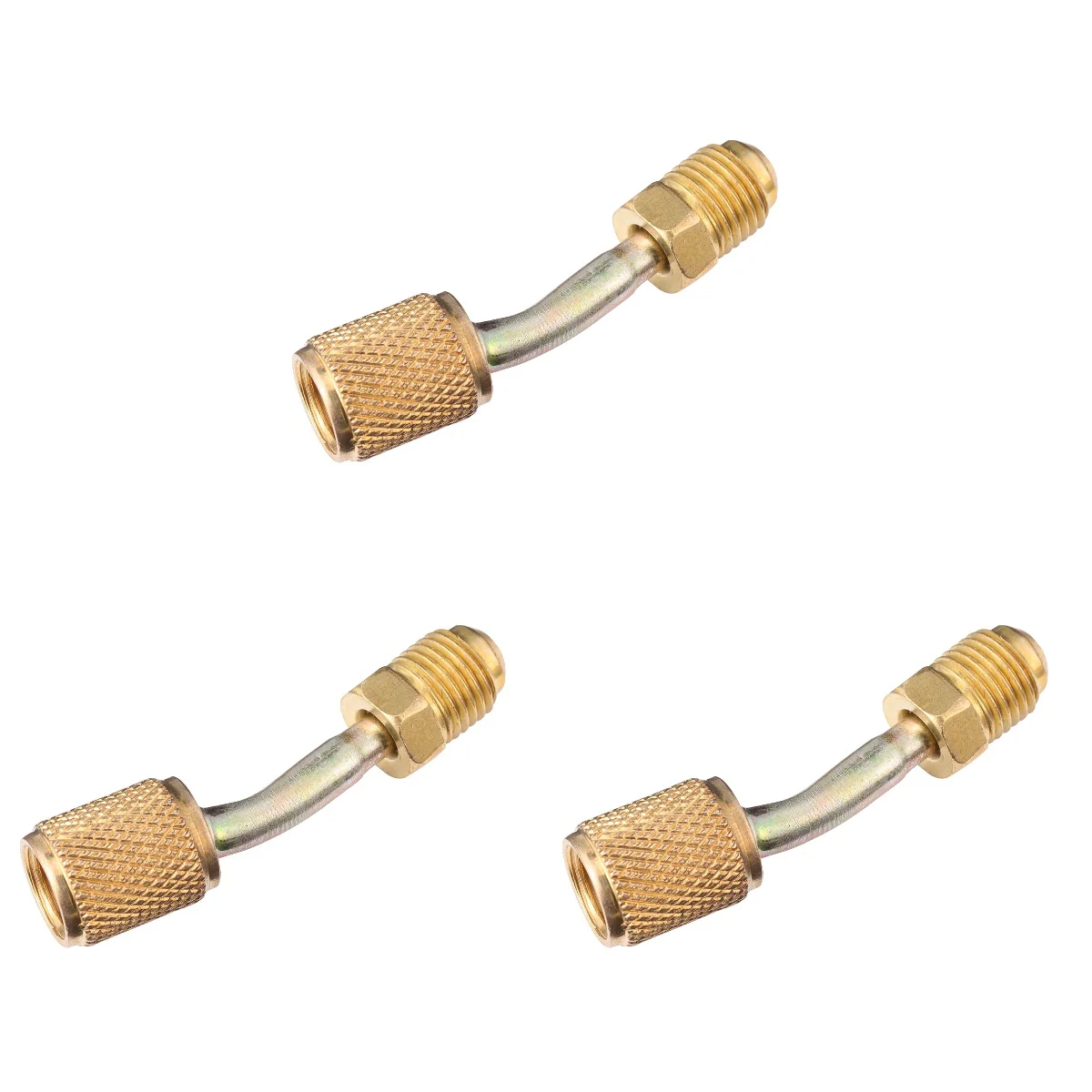 

3 Pc Fridge Accessories High-end Conditioning Manifold Converting Car Quick Coupler Connector Adapter Air Conditioner