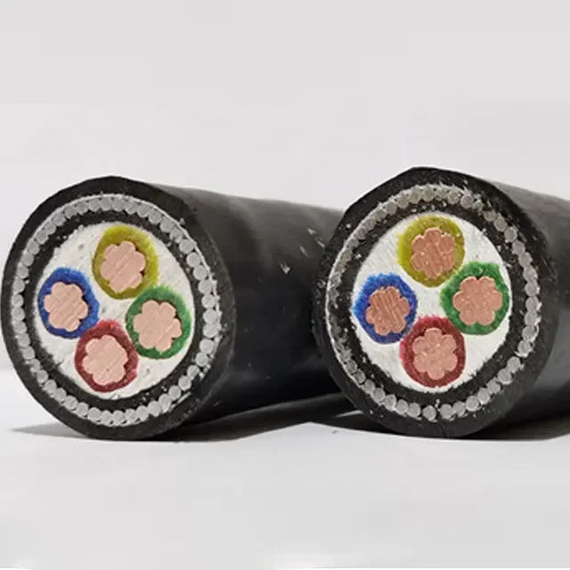 Третий кабель Zhengzhou 4 ядра вентиляционном форме 120 мм2 луженый медный сердечник