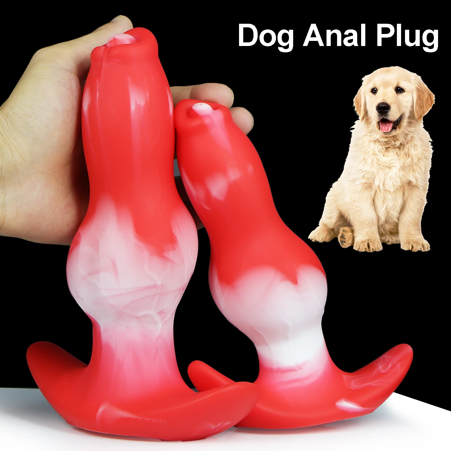 Реалистичные фаллоимитаторы для собак женщин и мужчин анальная пробка носимая