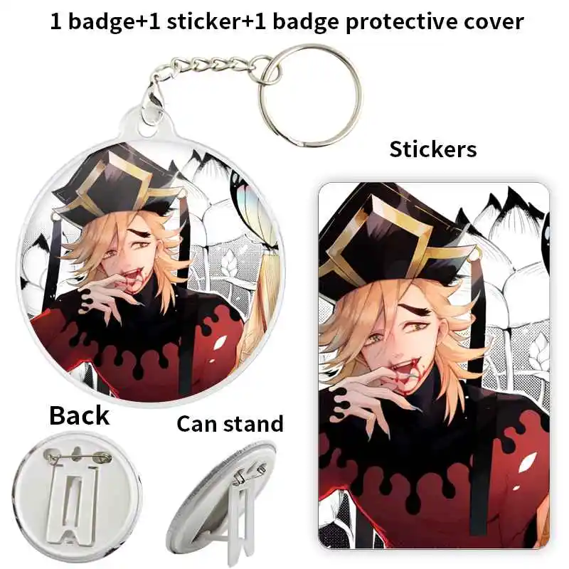 Douma Kimetsu no Yaiba аниме значок брошь с якорем периферийные булавки для учеников