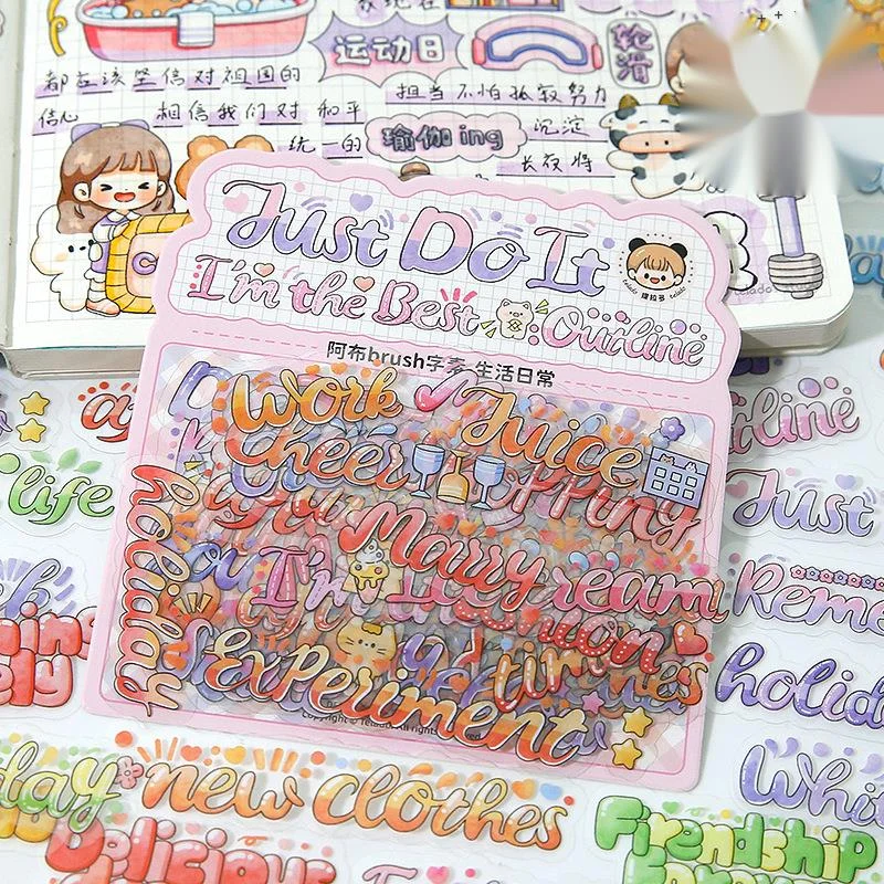 

40 листов наклеек, креативное украшение, журнал «сделай сам», школьный альбом, принадлежности для рукоделия, милая фотография, Новинка