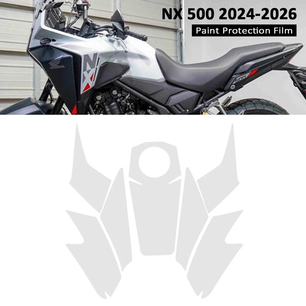 Фото Для Honda NX500 2024 2025 2026: Полная защитная пленка для окраски (PPF) из ТПУ для мотоцикла, устойчивая к царапинам №1