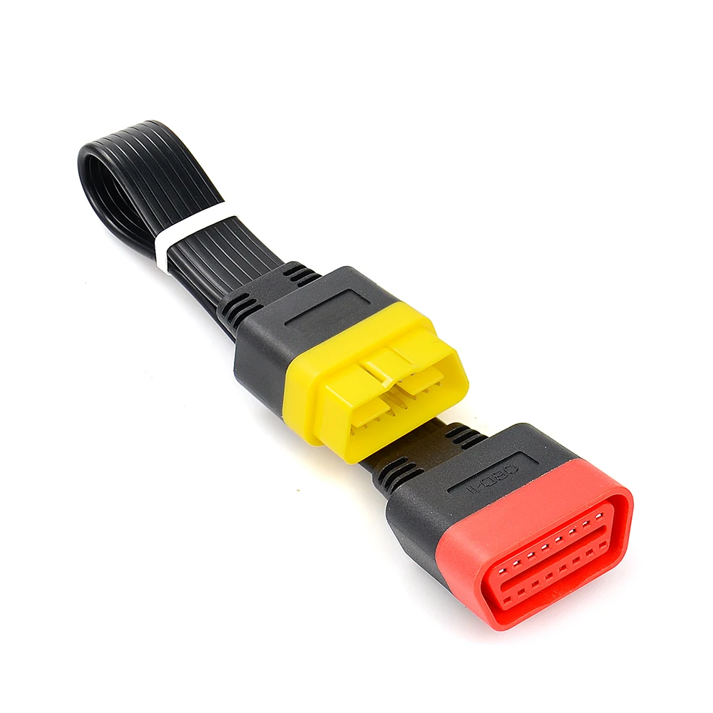 Гибкий/сгибаемый Удлинительный кабель OBD2 36 см 60 для Launch X431 iDiag/Easydiag 3 0/X431 M-Diag/X431 V/V