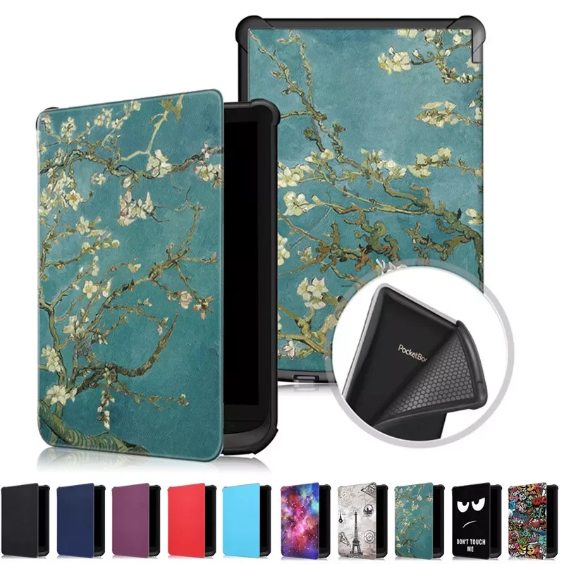 

Case for PocketBook 616 617 633 628 632 606 Slim Soft TPU Smart Cover for PocketBook Touch Lux 4 5 Basic Lux 2 3 Touch HD 3 Case