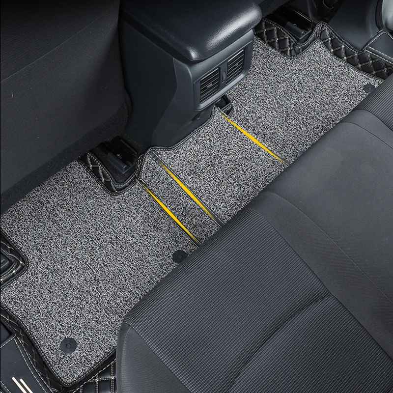 Кожаные автомобильные коврики на заказ для Toyota RAV4 RAV 4 2019 2020 2021 2022 XA50 LHD интерьерные