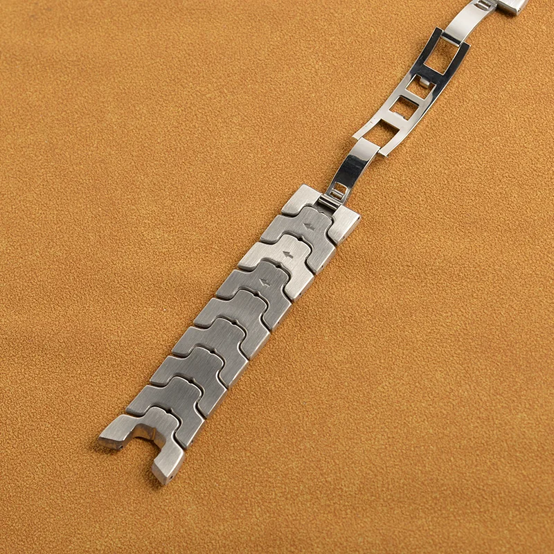 Silver Replacement Stainless Steel 21mm Bracelet For Tag Heuer