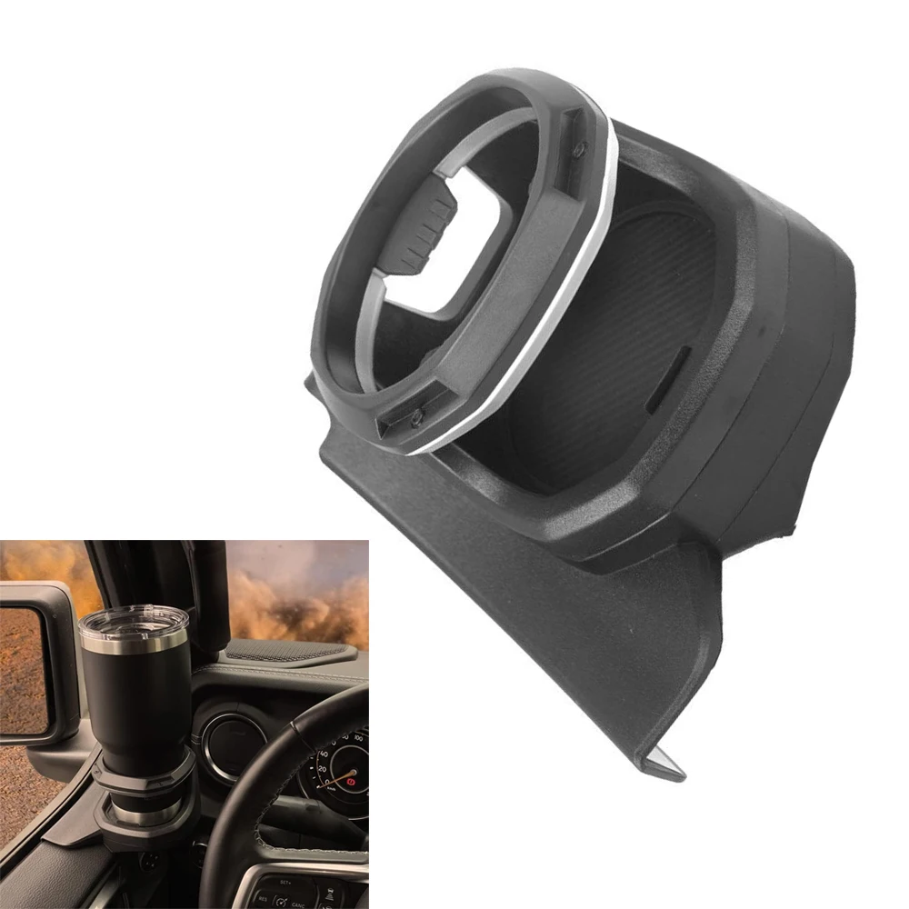 

1pcs Multi-Function Car Window ABS Cup Holder For 2018-2023 Jeep Wrangler JL 4 Door JT Gladiator Modified Accessories