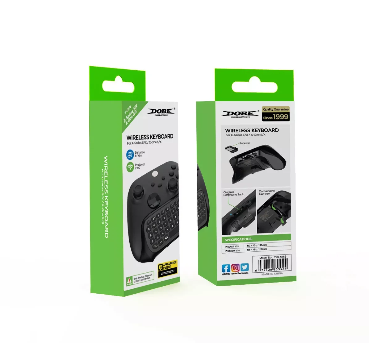 

New Mini Wireless Keyboard for Xbox X-Series S/X with 2.4G USB Receiver Game Keyboard for X-One S/X Gamepad Dropshipping