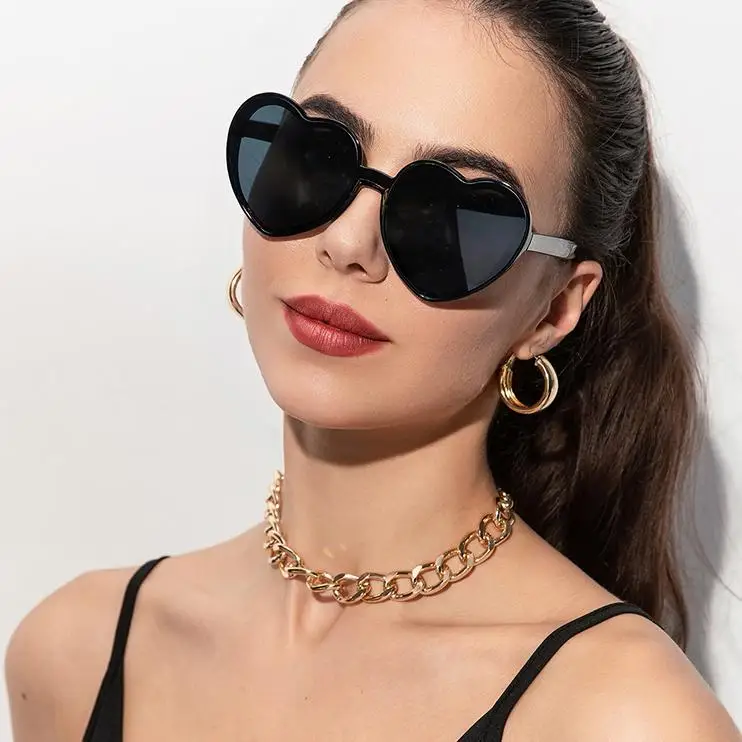 Fashion Heart Sunglasses 2023 Trendy Heart Shaped Sun Glasses For Women  Party Glasses UV400 Protection Eyewear Clout Goggle