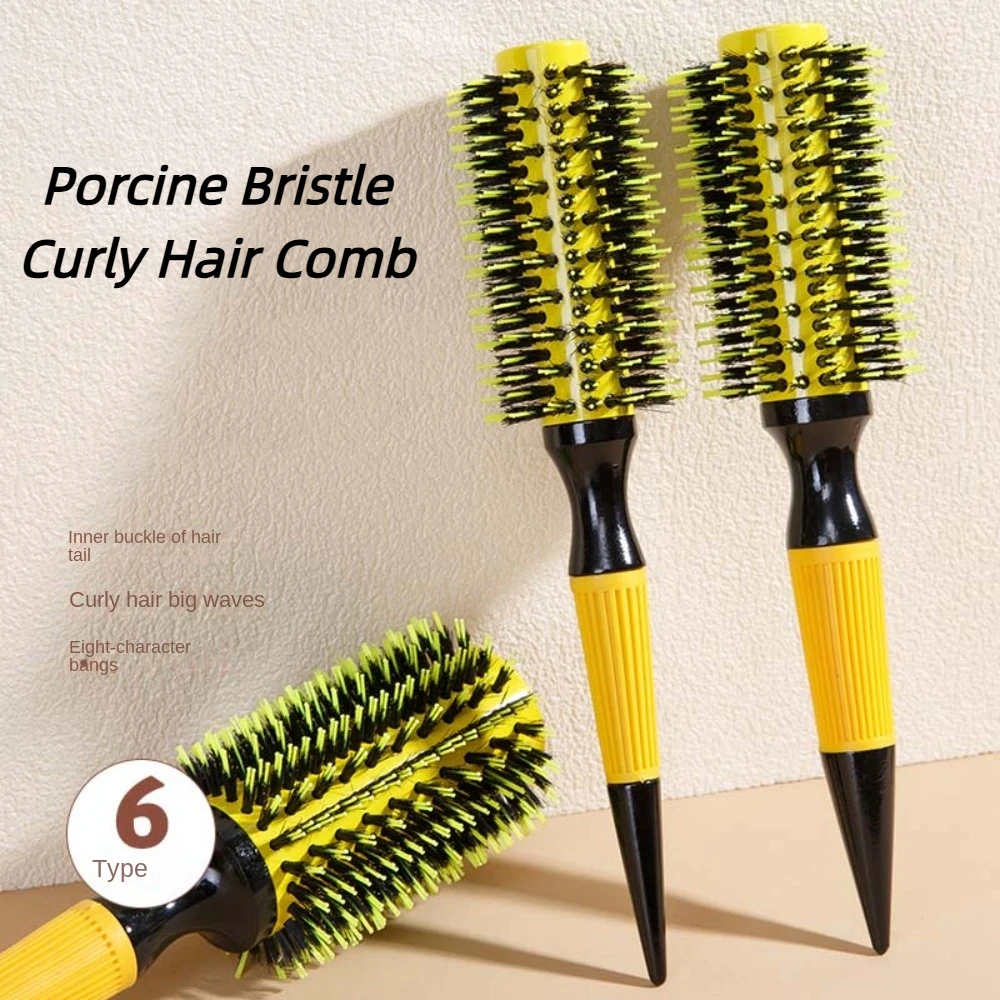 Расческа для вьющихся волос из щетины свиной