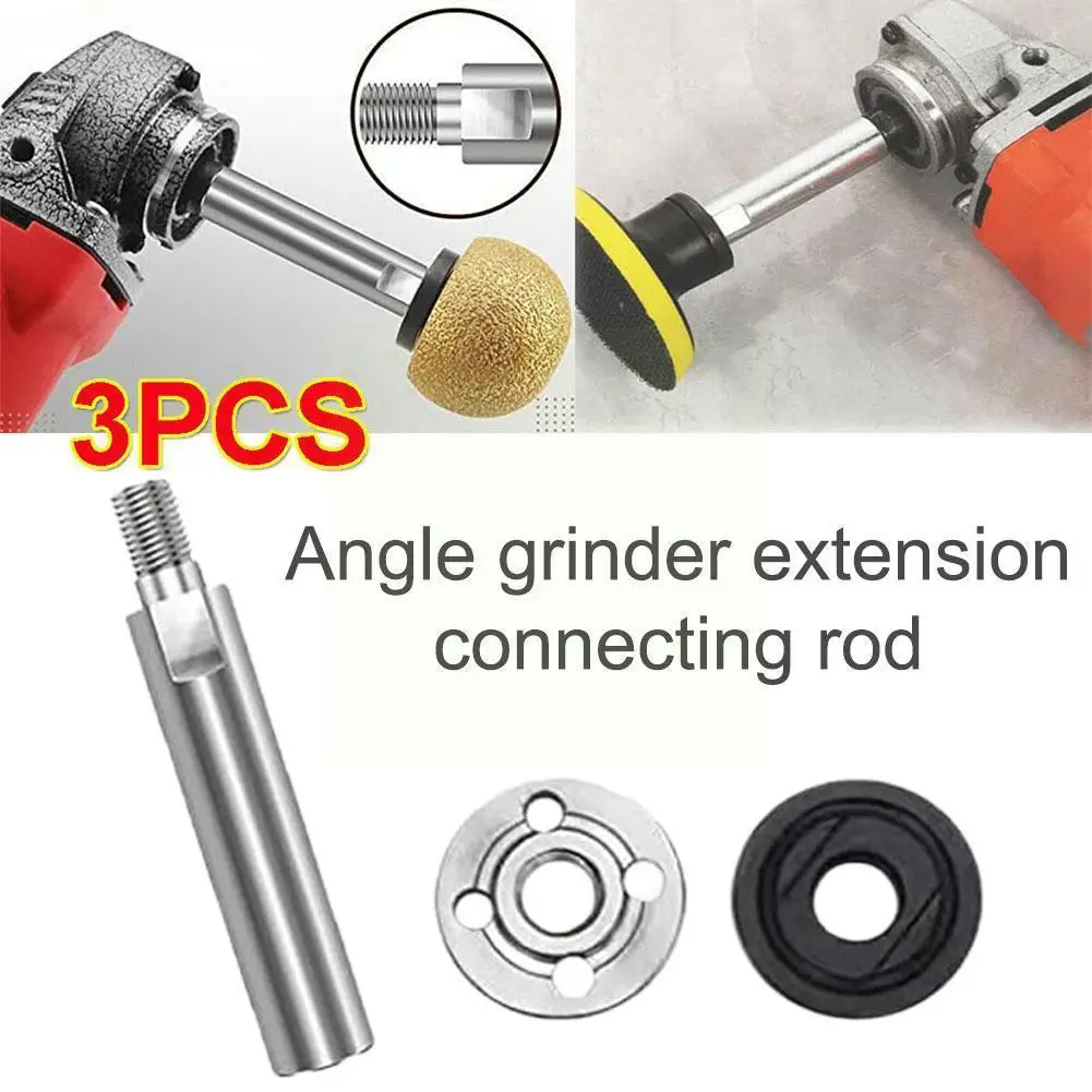 

Angle Grinder Extension Connecting Rod For M10 Metric Threaded Shafts 65mm/80mm Extension Rod Multi-functional Modification B8N8