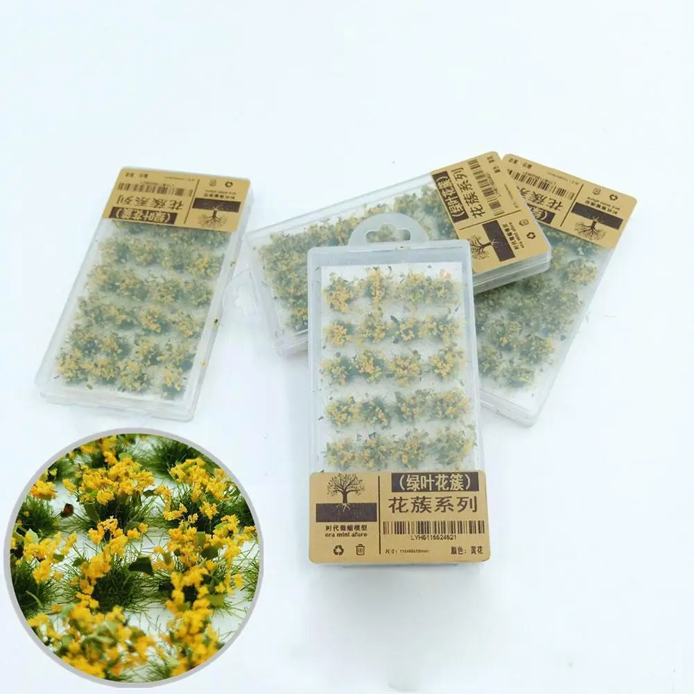 

Vegetation Green Leaf Flower Cluster Military Model Realistic Effect Decoration Scene Table Is The Sand Train Comfortable J5I1