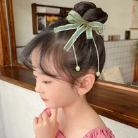 1 pcs children cute colorful lace bow elastic hair bands girls lovely sweet scrunchies rubber bands kids hair accessories