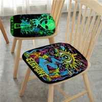 trippy skeleton abstract psychedelic mushroom print modern style sofa mat dining room table chair cushions unisex buttocks pad