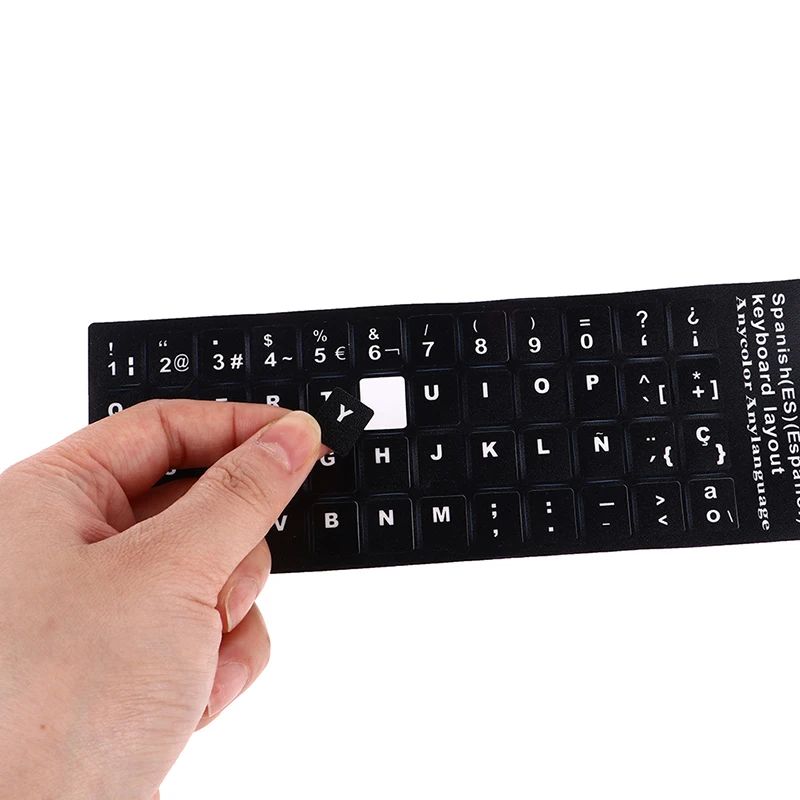 Наклейки на клавиатуру с русскими буквами языковая наклейка для ноутбука