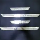 Стайлинг автомобиля для TOYOTA AYGO 2005-2021 защитные накладки на пороги и педаль из нержавеющей стали стикеры аксессуары