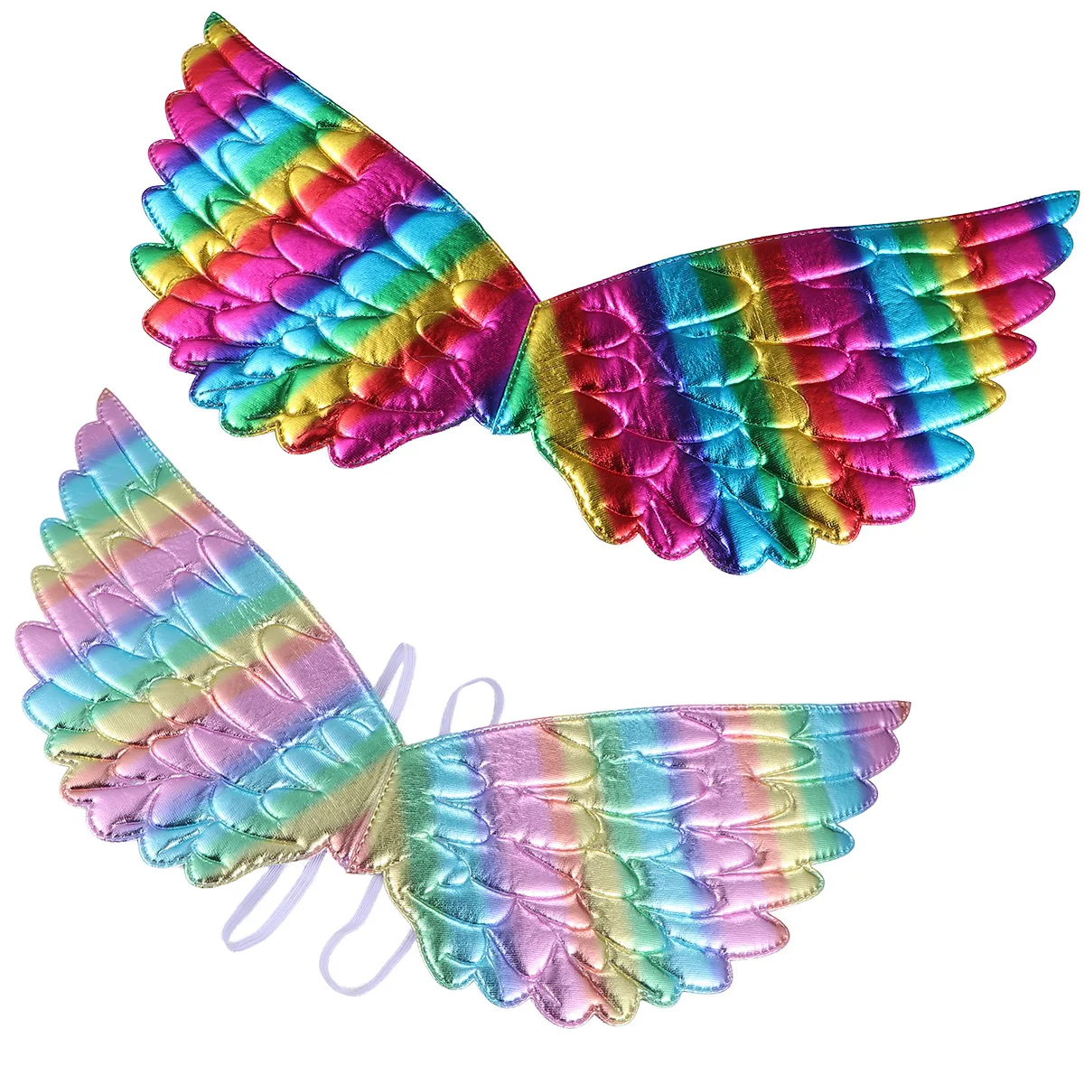 

Costume Fairywing Kids Angelfor Accessories Cosplay Party Girlstoddler Rainbow Children Supplies Dresscostumes Outfit White