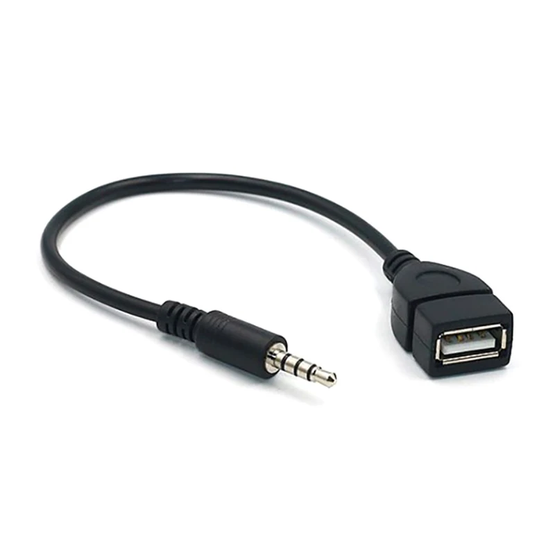 Переходник 3,5 мм jack (штекер)/USB 2.0 (разъем)