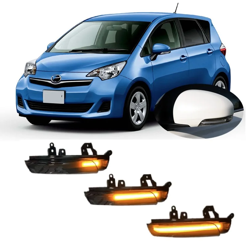 для Toyota Ractis NCP12 # NSP12 2010 2011 2012 2013 2014 2015 2016 Динамический светодиодный мигалка с