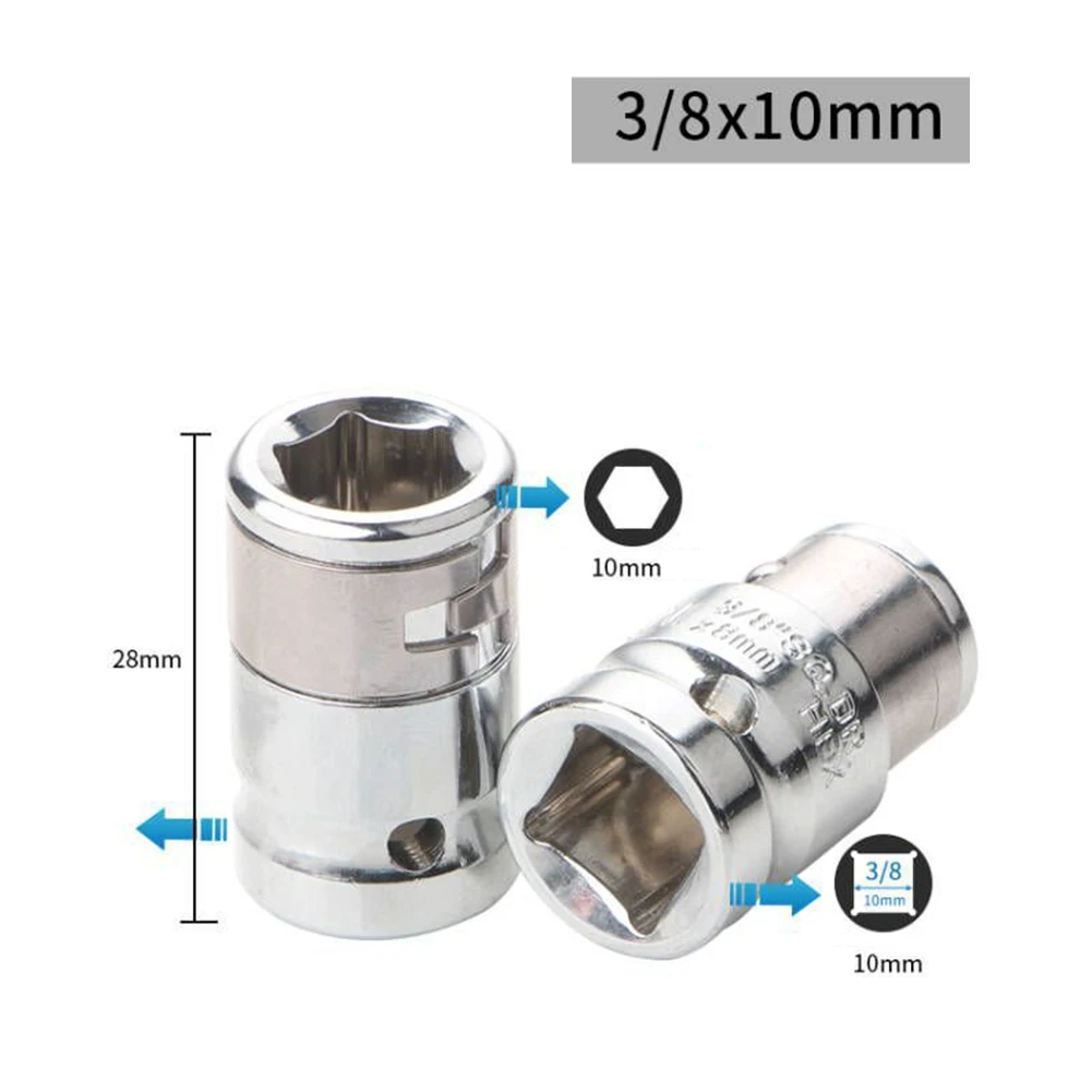 

1/4" Square Drive To 1/4" Hex Shank Socket Bits Converter Quick Release Screwdriver Holder Impact Socket Conversion Adapter Tool