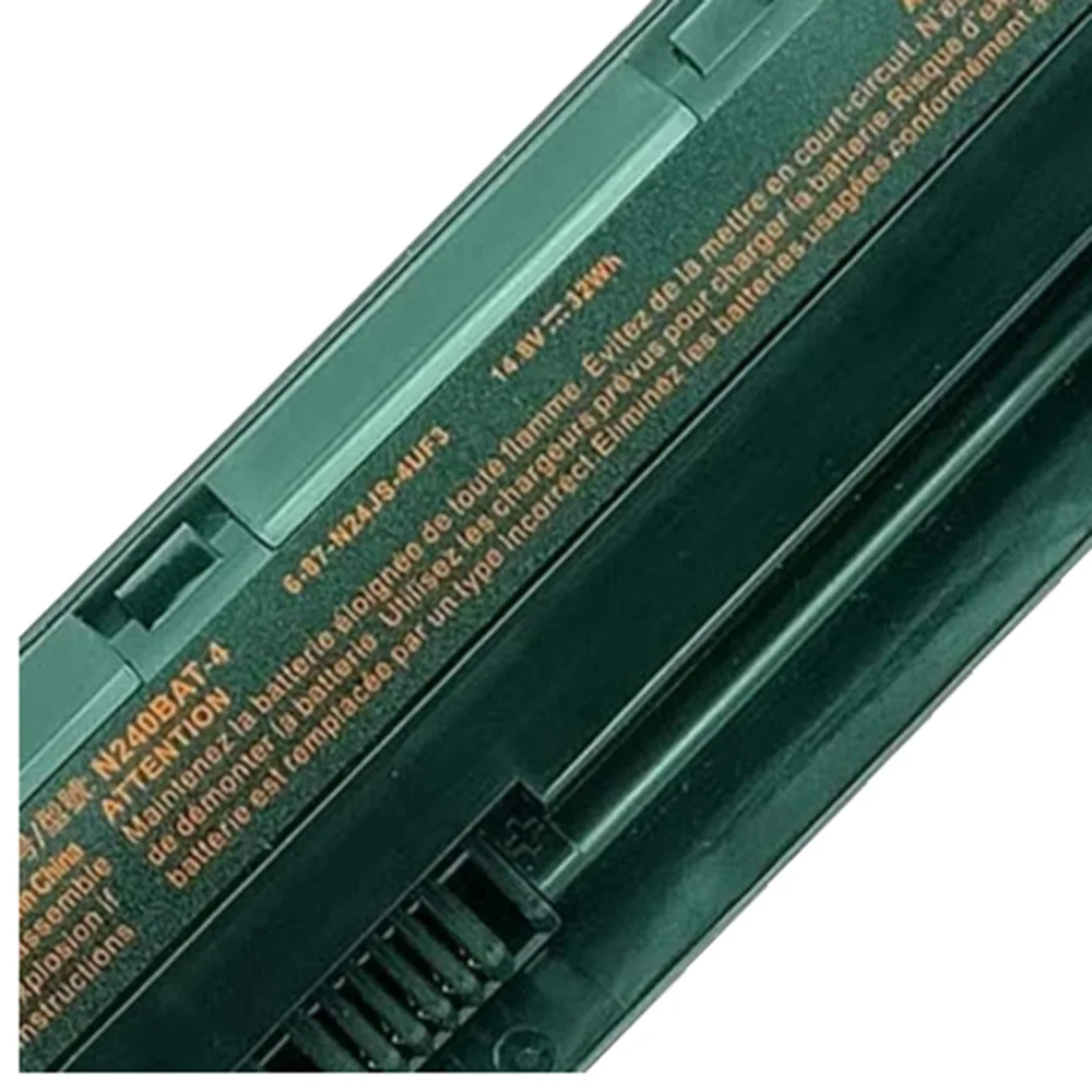 Оригинальный аккумулятор для ноутбука 14 8 В 32WH 44WH N240BAT-4 CLEVO N250LU N250JU N240BU N240JU NP3240