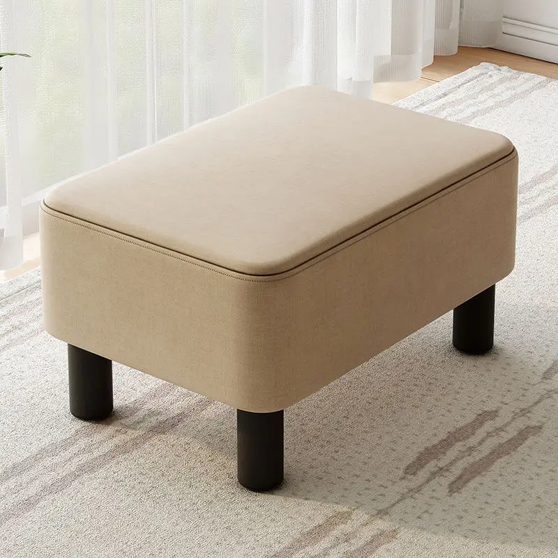 

Modern Entrance Foot Stool Small Square Kids Nordic Design Foot Stool Bedroom Minimalist Repose Pieds Living Room Furnitures