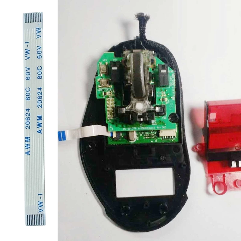 8 см мышь боковые клавиши материнская плата кабель для logitech G500 G500S Гибкий плоский |