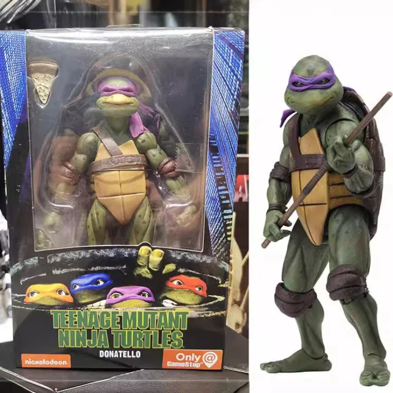 Фото Фигурка Neca Teenage Ninja Turtles TMNT: Мутант Донателло (фильм 1990 года), лимитированная серия, 7 дюймов, подвижная, любимая модель игрушки №3
