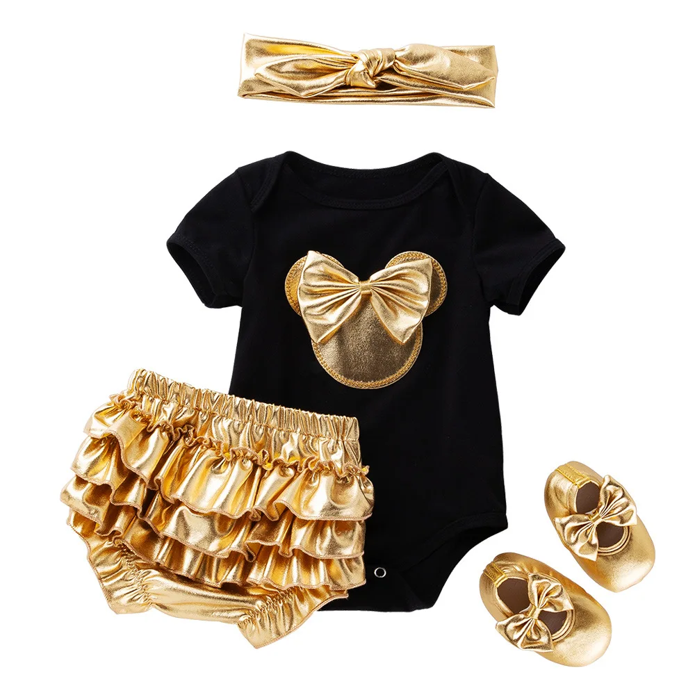 

Детский хлопковый комбинезон, с коротким рукавом, TZ762